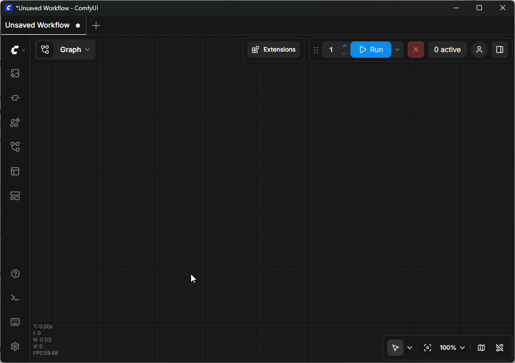 Interface de ComfyUI